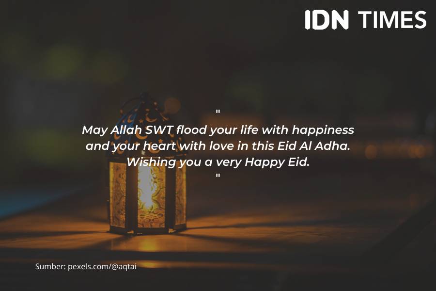 Ucapan selamat Hari Raya Idul Adha (IDN Times/Tyas Hanina)