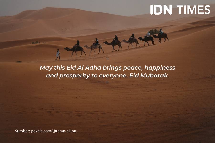 Ucapan selamat Hari Raya Idul Adha (IDN Times/Tyas Hanina)
