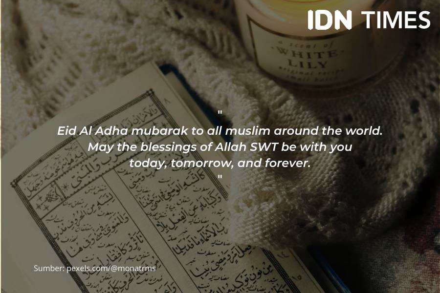 Ucapan selamat Hari Raya Idul Adha (IDN Times/Tyas Hanina)