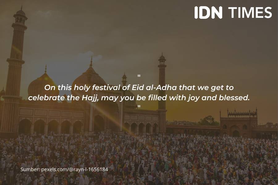 Ucapan selamat Hari Raya Idul Adha (IDN Times/Tyas Hanina)