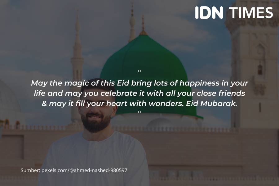 Ucapan selamat Hari Raya Idul Adha (IDN Times/Tyas Hanina)