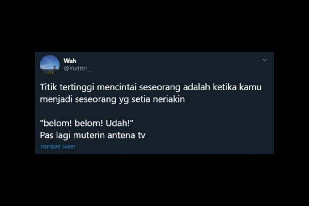10 Curhat Warganet Tentang Titik Tertinggi Mencintai Seseorang, Kocak!
