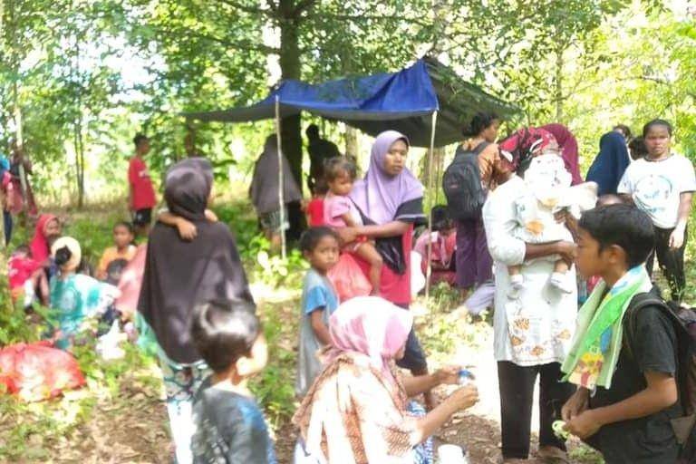 Suasana Pasca Gempa Maluku berkekuatan M 6,1. (dok. BNPB Indonesia)