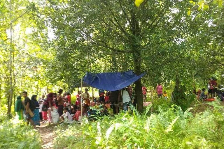Suasana Pasca Gempa Maluku berkekuatan M 6,1. (dok. BNPB Indonesia)