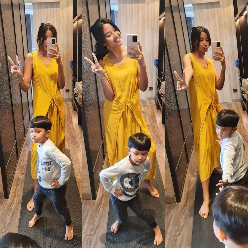 Potret ceria Zivanna Letisha sambut hamil anak kembar (Instagram.com/zivannaletisha)
