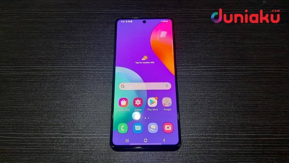 Samsung Galaxy M62. duniaku.com/Adhitya Daniel