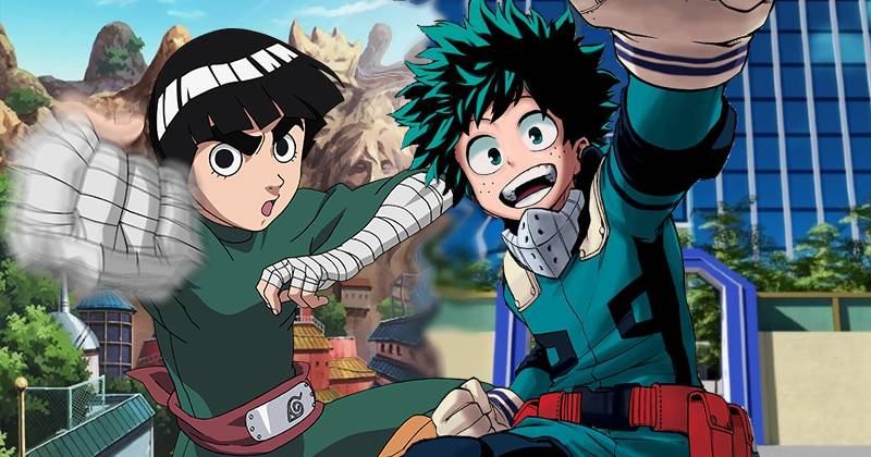 Ada 5 Kemiripan Rock Lee dari Naruto dan Deku dari My Hero Academia!
