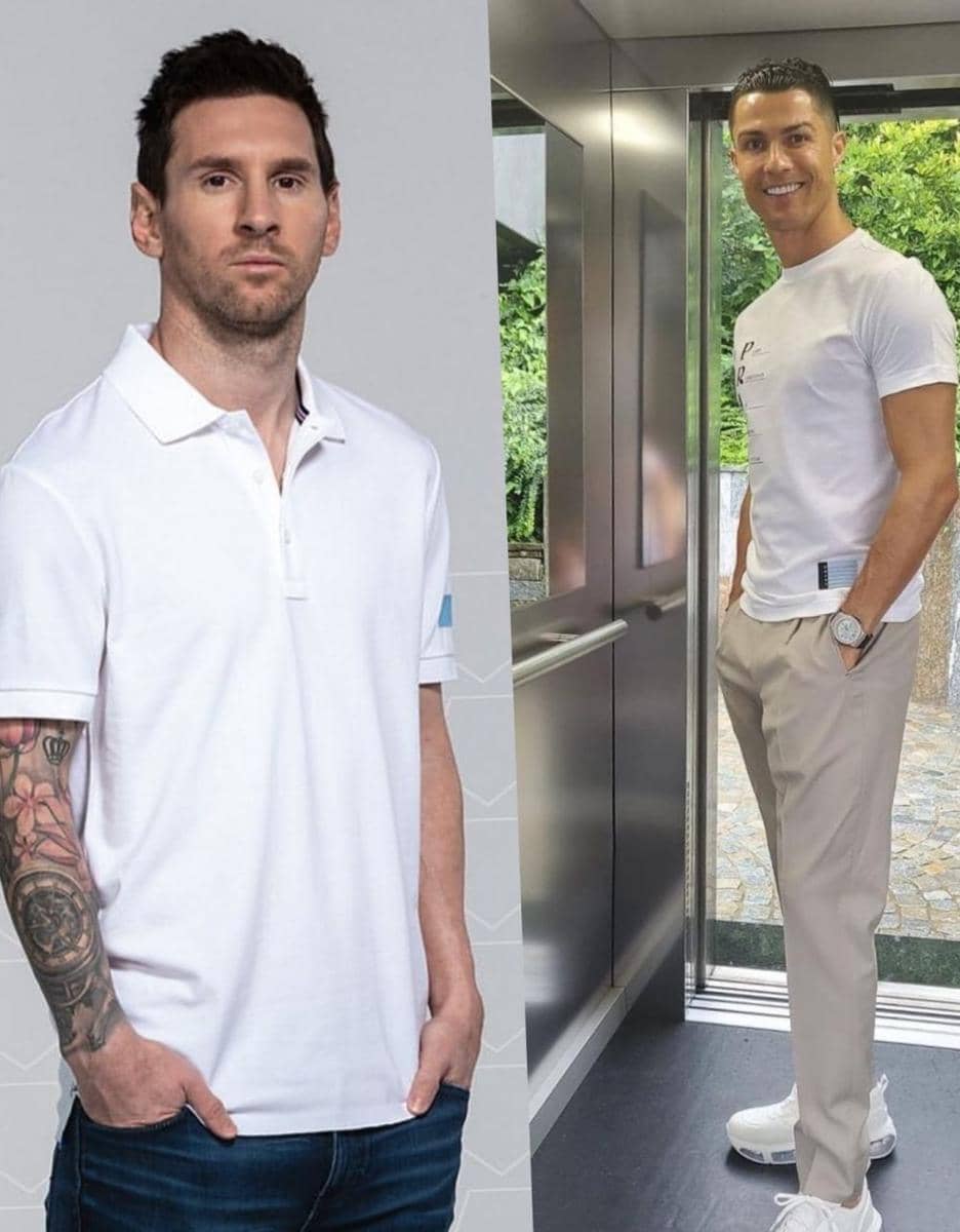 Adu gaya Messi dan Ronaldo (instagram.com/leomessi | instagram.com/Ronaldo)