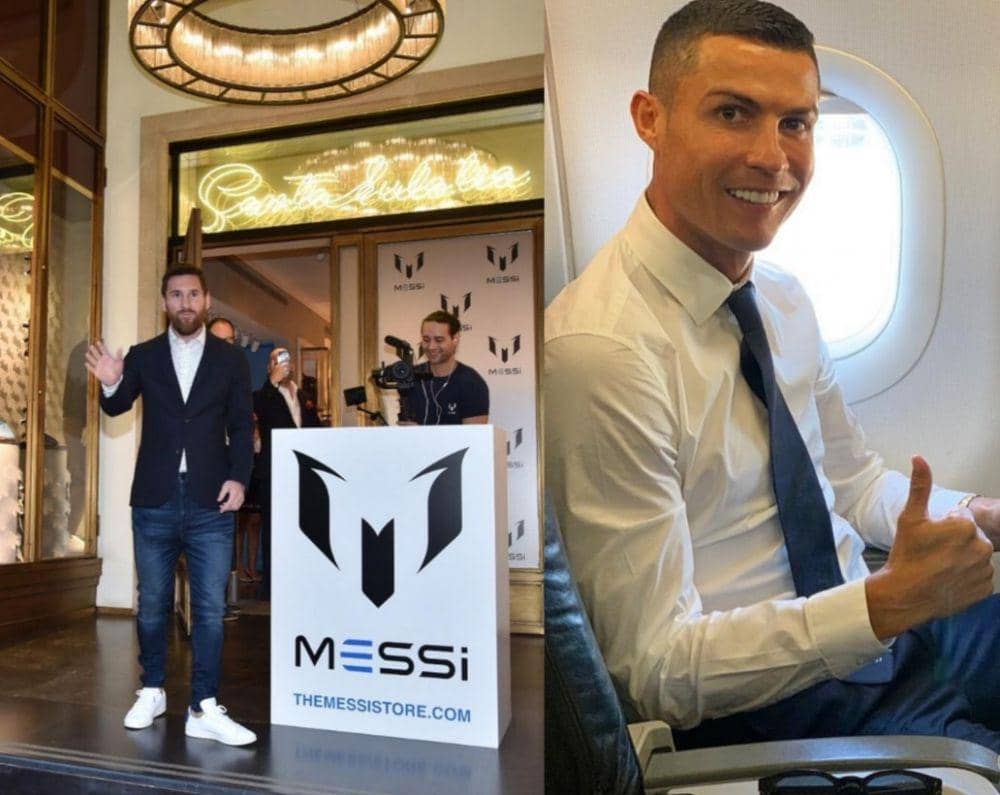 Adu gaya Messi dan Ronaldo (instagram.com/leomessi | instagram.com/Ronaldo)