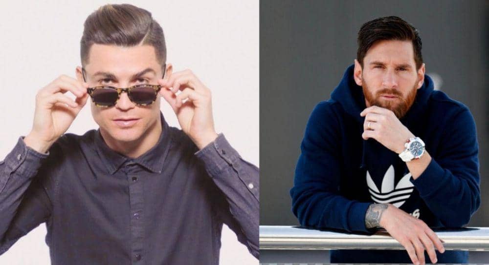 Adu gaya Messi dan Ronaldo (instagram.com/leomessi | instagram.com/Ronaldo)
