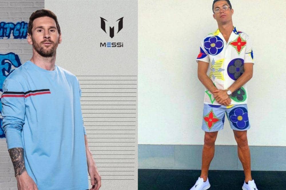 Adu gaya Messi dan Ronaldo (instagram.com/leomessi | instagram.com/Ronaldo)