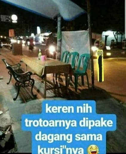 potret trotoar kocak (1cak.com)