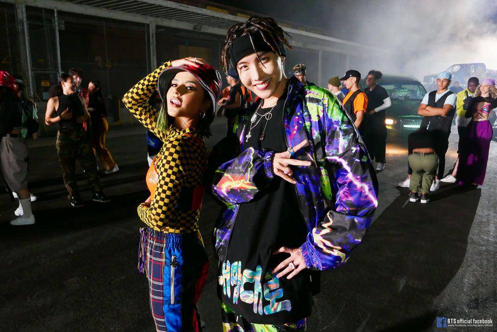 jhope dan becky g shooting mv (Twitter.com/bts_bighit)