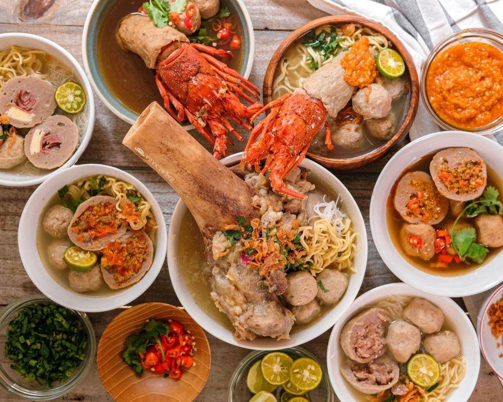 Ilustrasi aneka bakso (instagram.com/anakjajan)