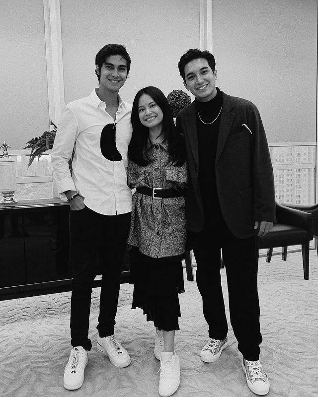 Cinta Brian, Junior Robberts dan Hanggini (Instagram.com/cintabrian)