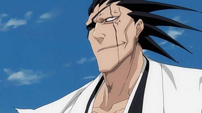 Zaraki dari anime Bleach yang matanya tertutup sebelah (dok. Studio Pierrot via myanimelist.net)