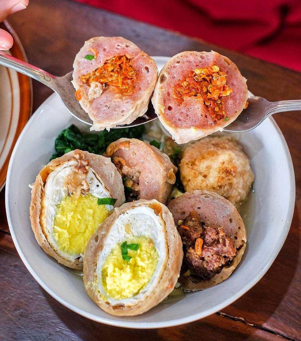 Ilustrasi bakso telur (instagram.com/baksomblenger)