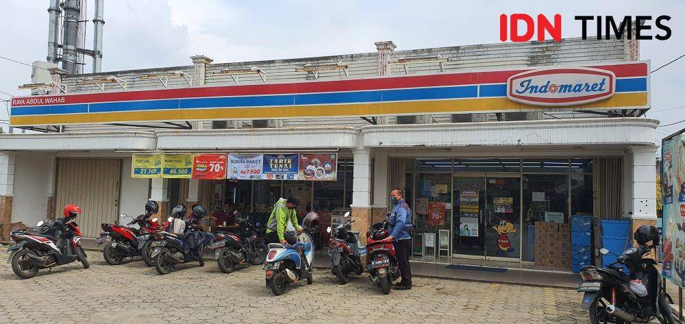 Lokasi Indomaret yang mengalami perampokan di Jalan Abdul Wahab RT3/5, Kelurahan/Kecamatan Sawangan, Kota Depok. (IDNTimes/Dicky)