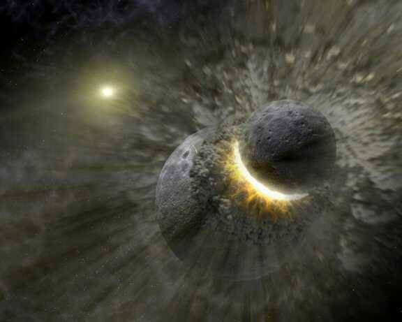 Ilustrasi proses pembentukan protoplanet (dok. NASA)