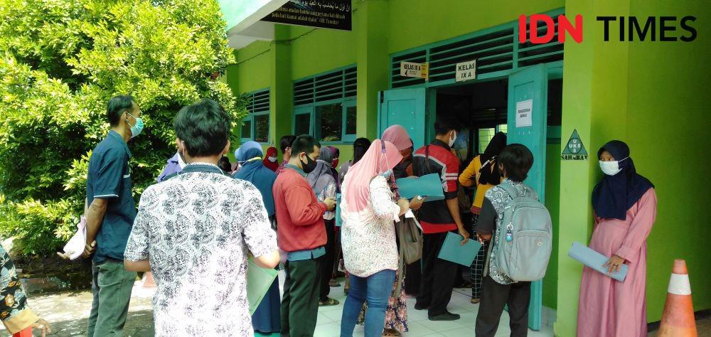 PPDB SMP di Bantul sudah Online, Masih Terjadi Kerumunan di Sekolah
