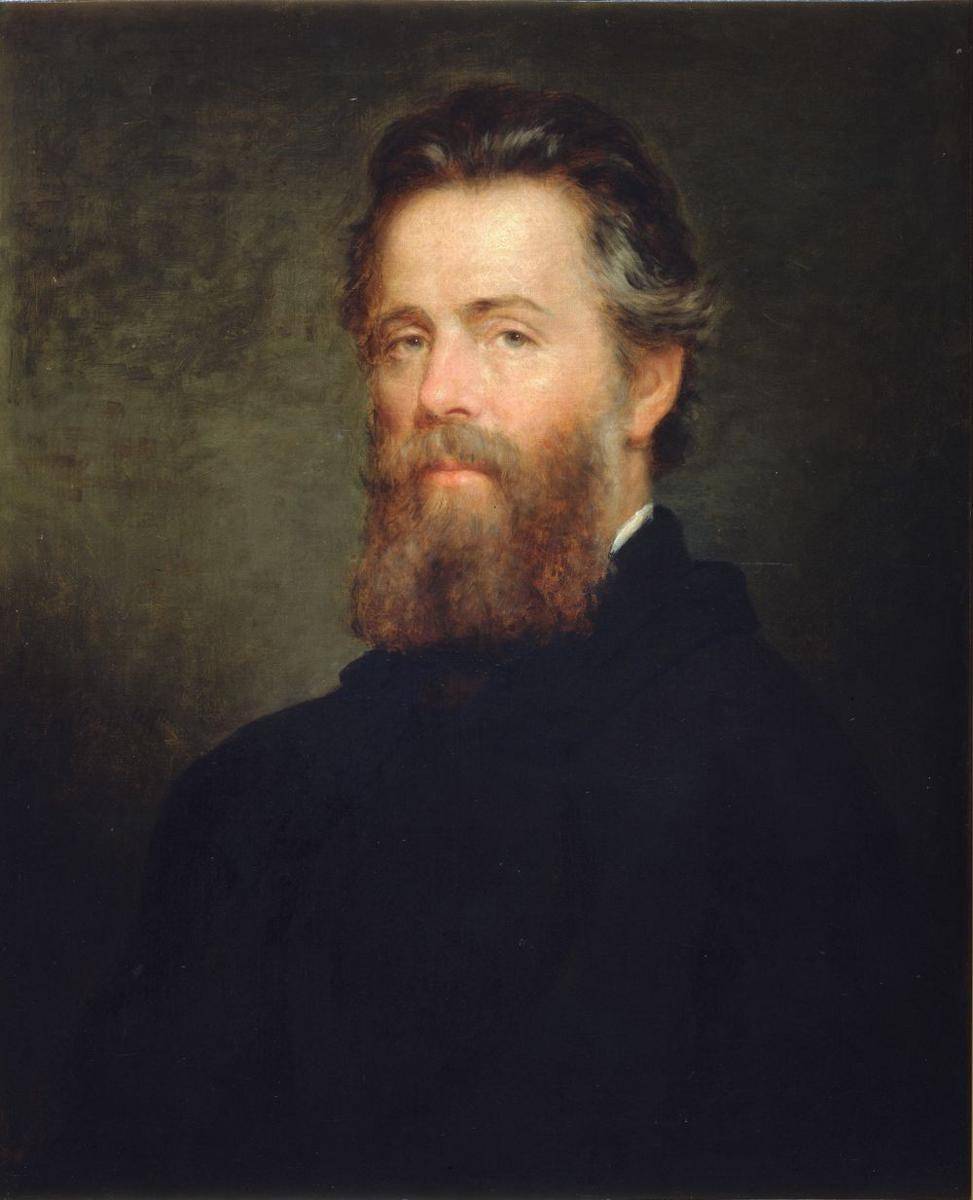 Herman Melville, 1870, oleh Joseph Oriel Eaton (wikimedia.org)