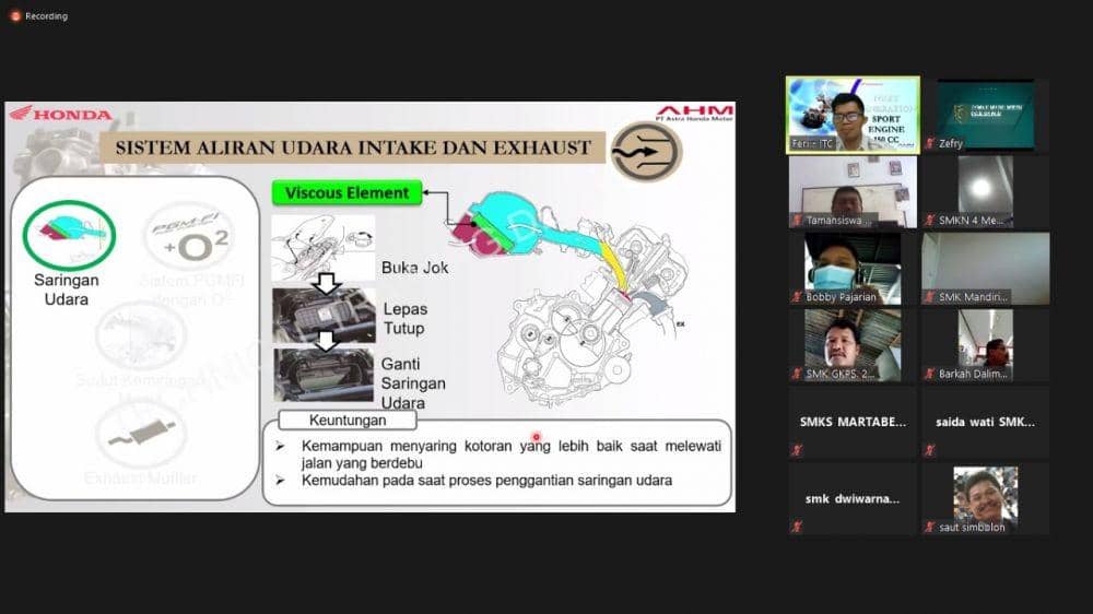 Perkuat Skill Mekanik, Honda Gelar Training Technology Refreshment