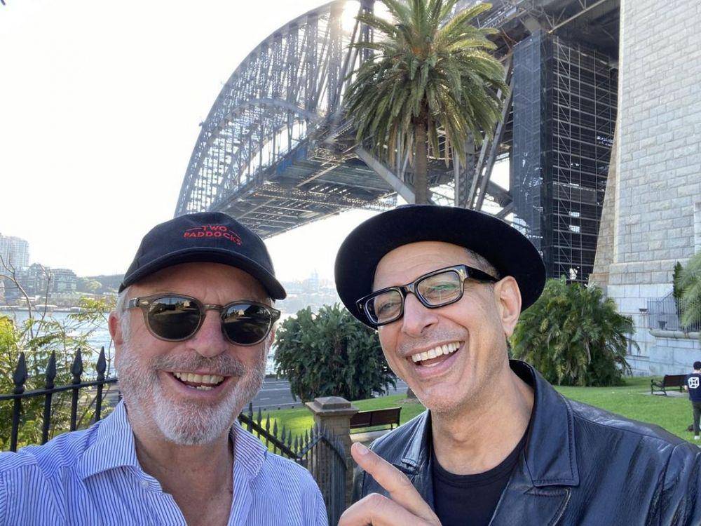 Sam Neill, Jeff Goldblum (instagram.com/samneilltheprop)