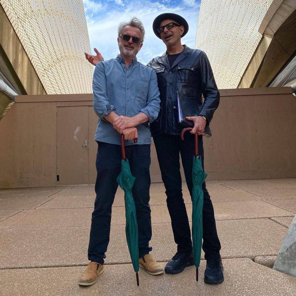 Sam Neill, Jeff Goldblum (instagram.com/jeffgoldblum)