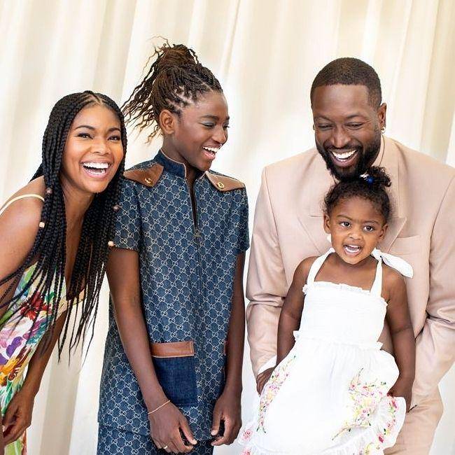 keluarga Dwyane Wade dan Gabrielle Union (instagram.com/gabunion)