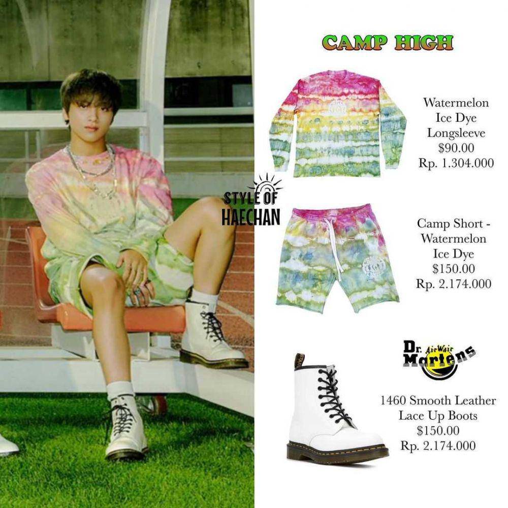 harga outfit Haechan NCT Dream (instagram.com/styleofhaechan)