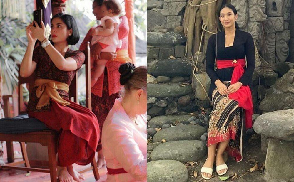 10 Adu Gaya Lulu Tobing Vs Happy Salma, Duo Sahabat Hobi Pakai Kebaya