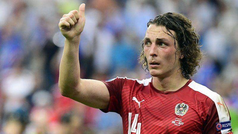 potret Julian Baumgartlinger bersama Timnas Austria(rte.ie)