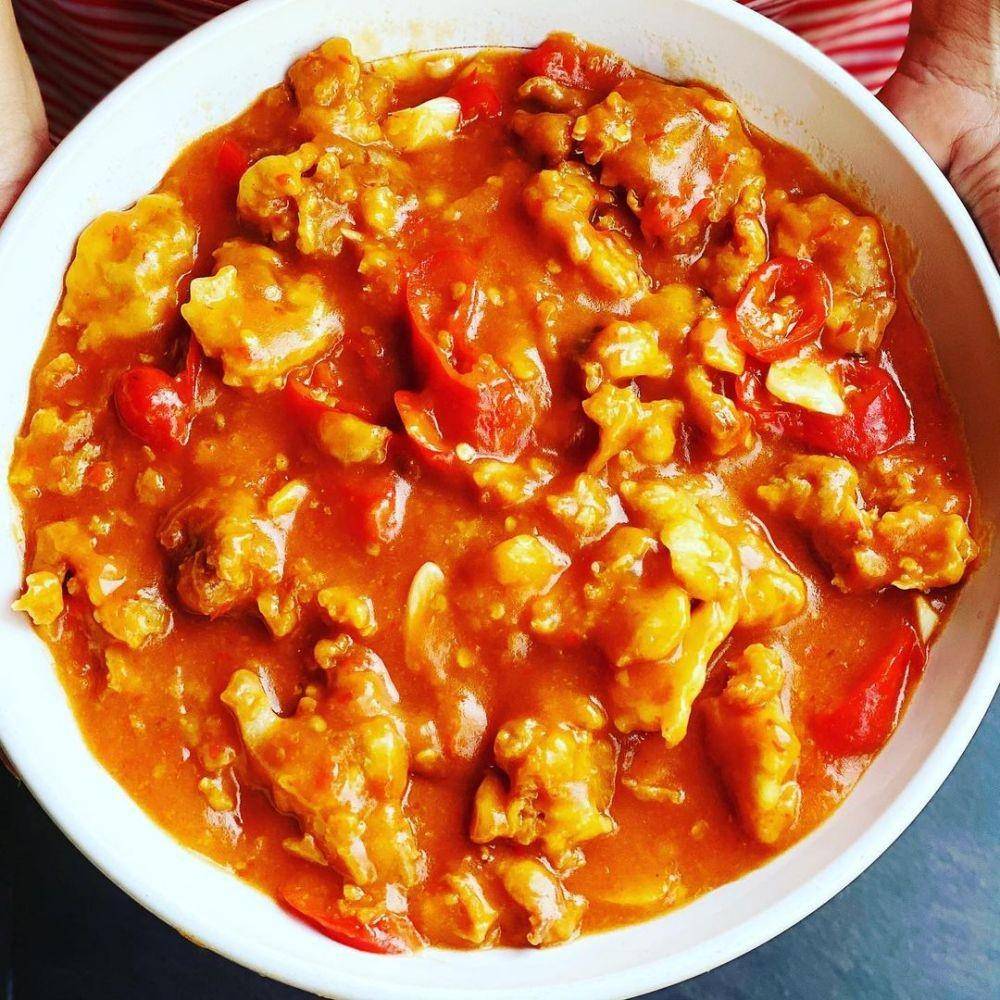 Ayam saus padang (instagram.com/f_kim27)