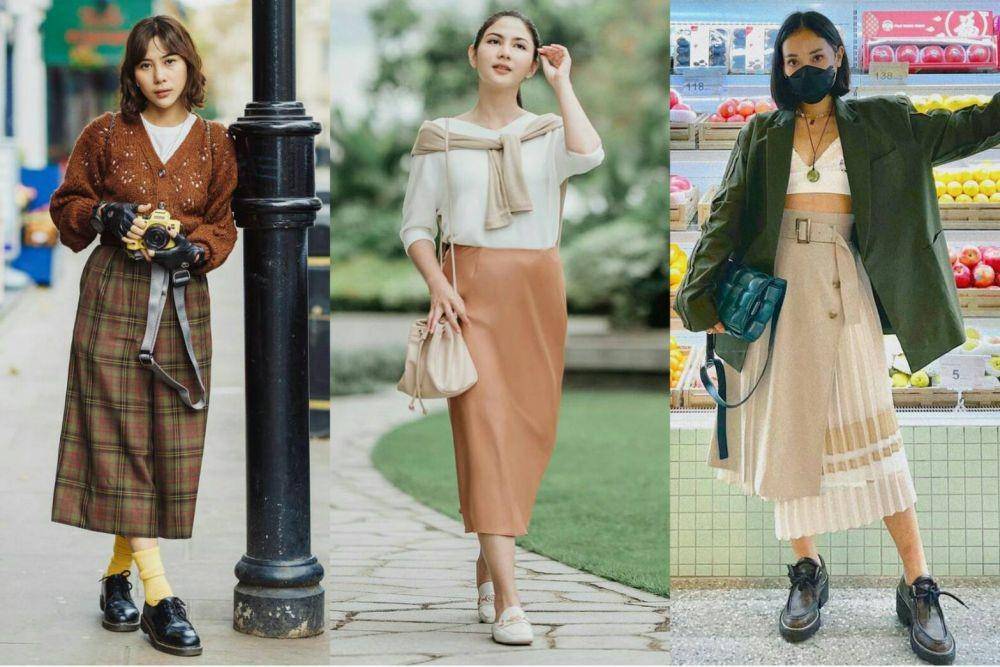 Midi skirt (instagram.com/adindathomas| instagram.com/jscmila/| instagram.com/ayladimitri/)