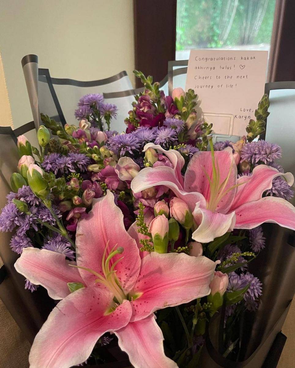 Momen kelulusan Marsha Aruan. (instagram.com/aruanmarsha)