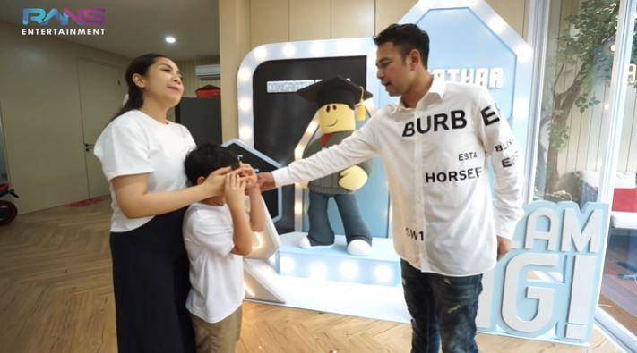 Rafathar lulus TK (Youtube.com/Rans Entertainment)