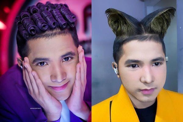 10 Gaya Rambut Unik Jirayut, dari Kue Semprong hingga Kupu-kupu