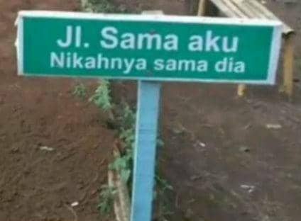 nama jalan lucu (1cak.com/rinoaziz_)