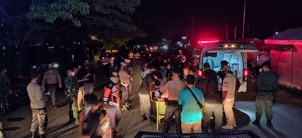 Duduk hingga Larut, Ratusan Warga Terjaring Razia Yustisi di Waduk