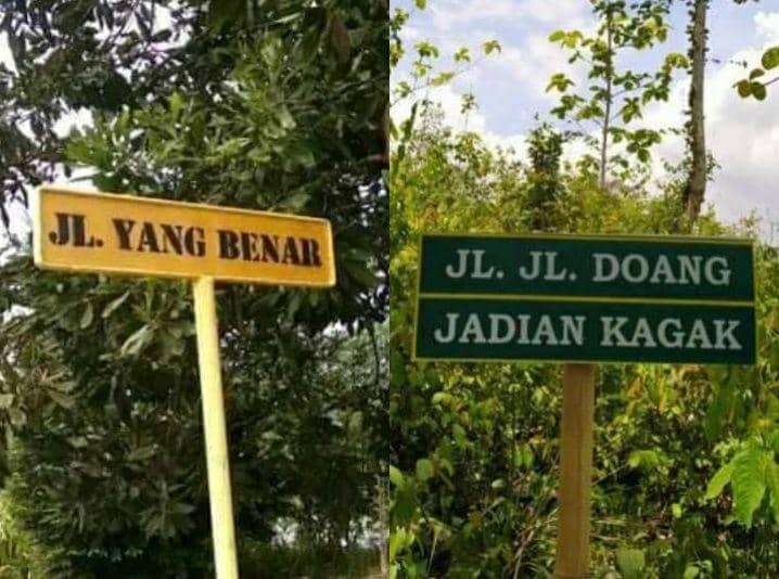 10 Nama Jalan Anti-mainstream Ini Dijamin Bikin Kamu Ngakak