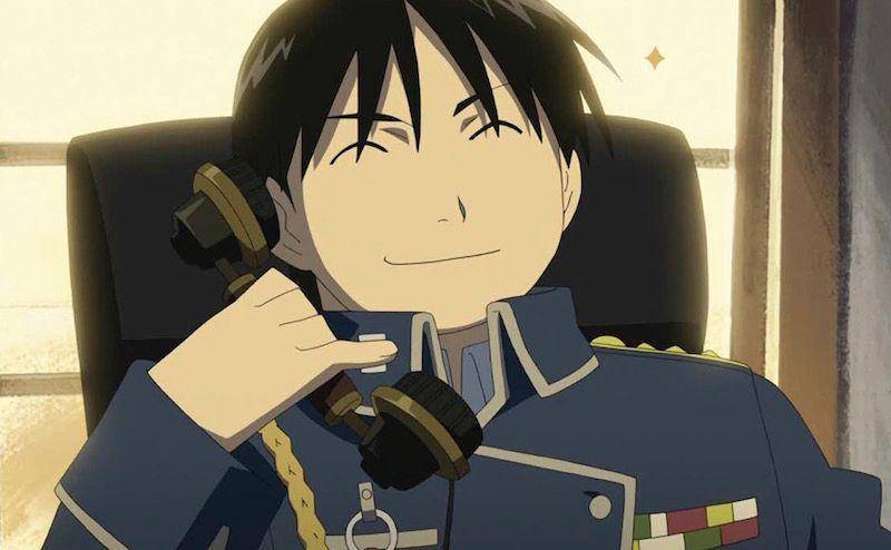 Roy Mustang - Fullmetal Alchemist Brotherhood (twitter.com/Crunchyroll)