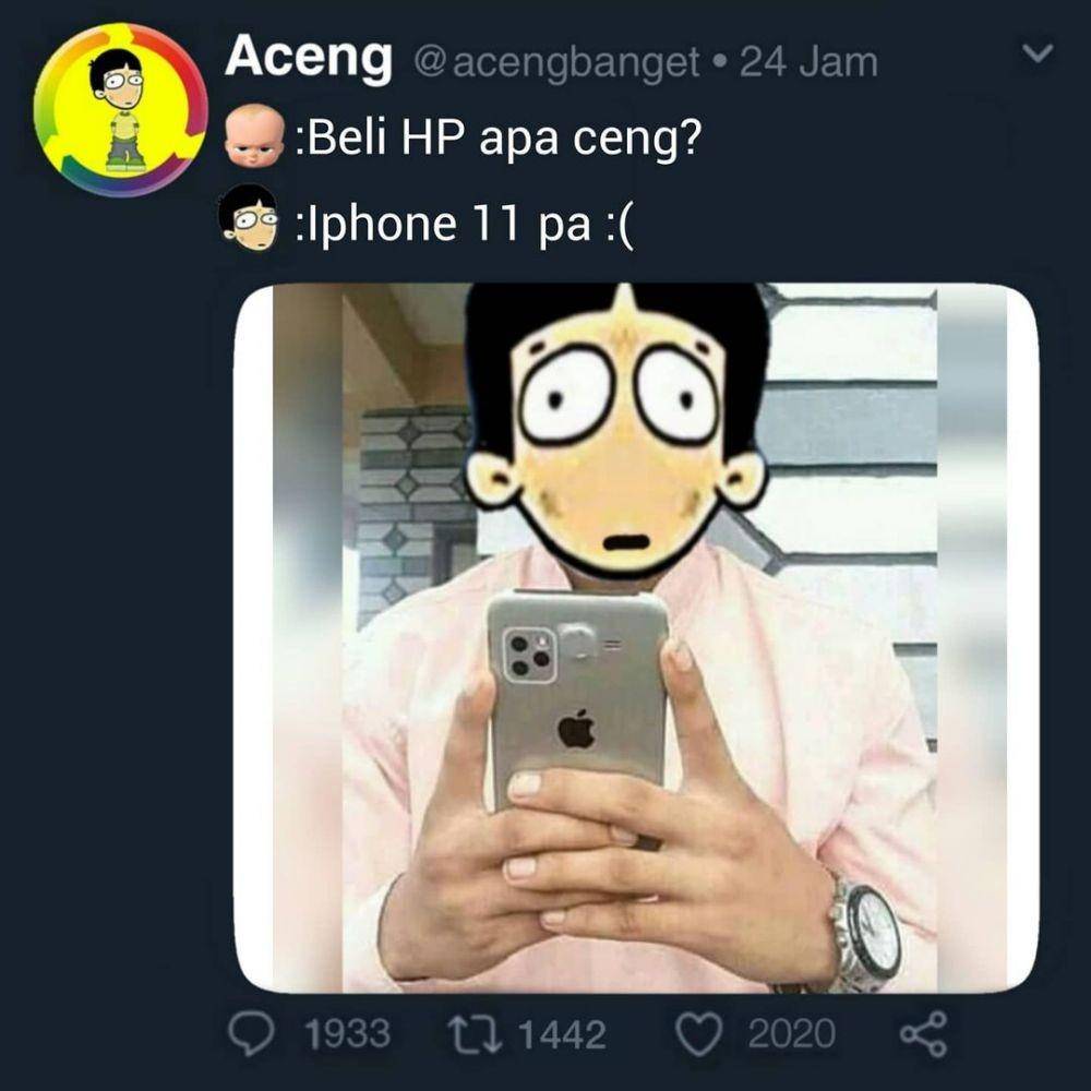 meme obrolan dengan bapak (instagram.com/acengbanget)