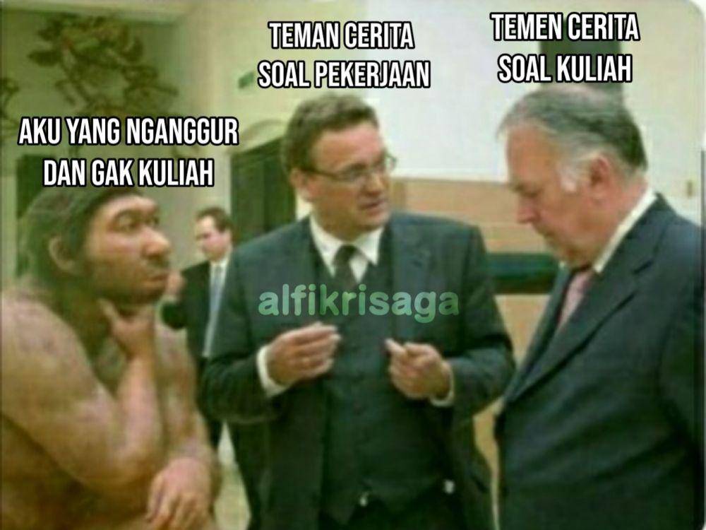 meme cuma bisa nyimak (twitter.com/AlfikriSaga)