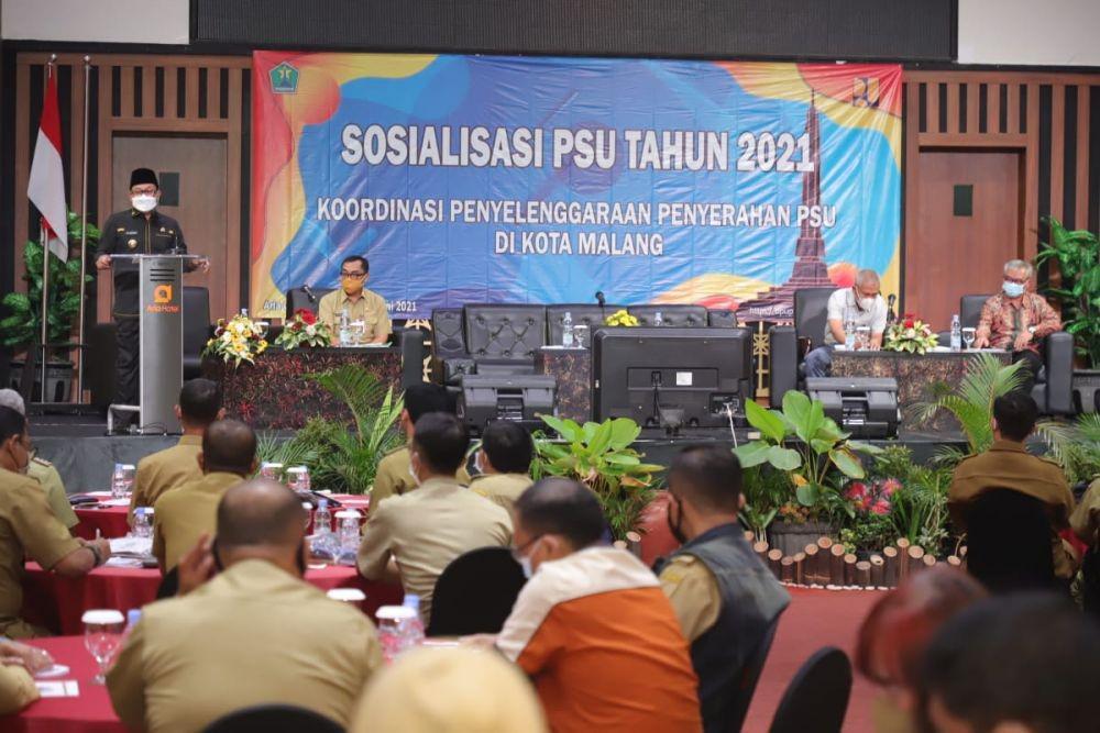 Benahi Tata Kelola Aset, DPUPRPKP Kota Malang Gelar Sosialisasi PSU