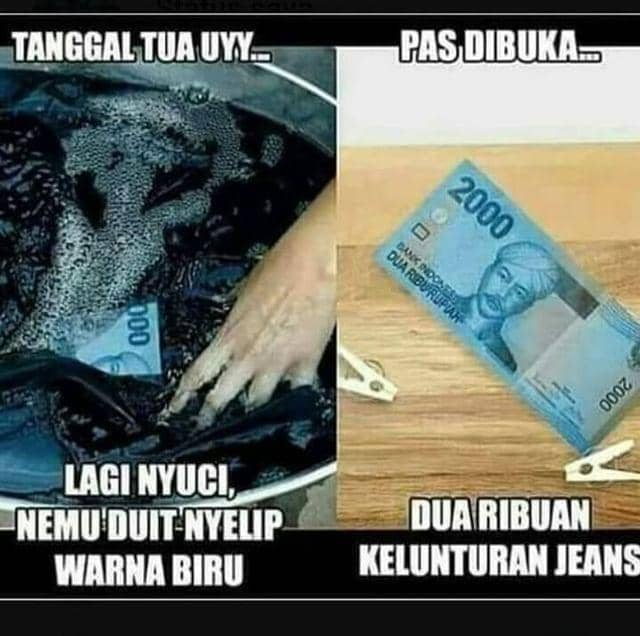meme uang rusak (instagram.com/recehan_netizen)