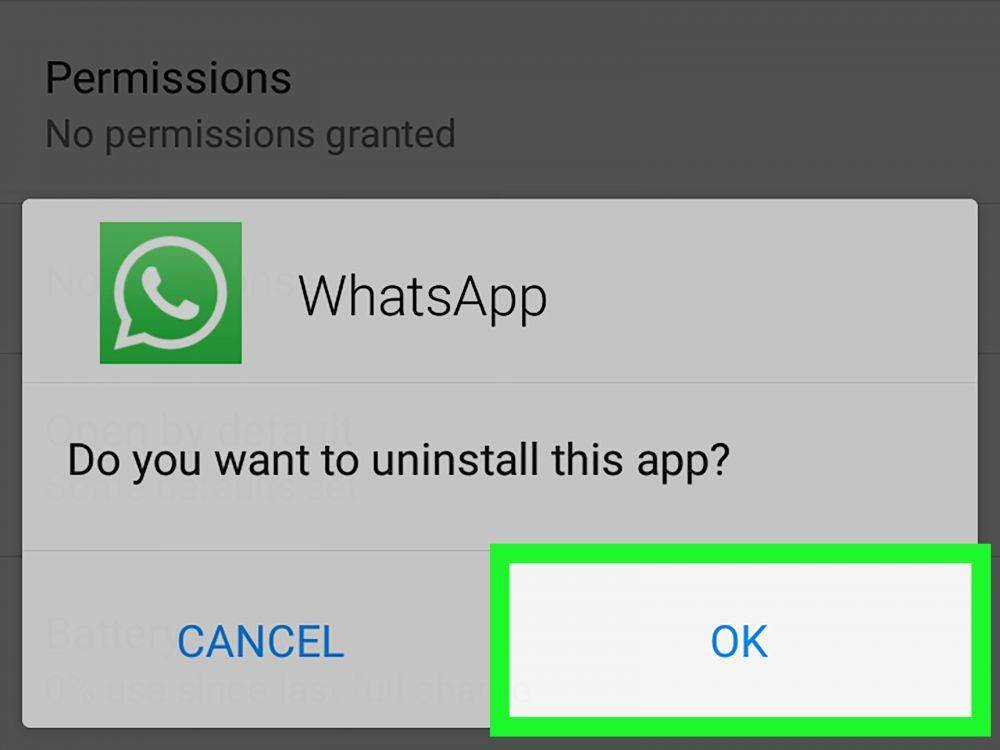 uninstall WhatsApp (wikihow.com)