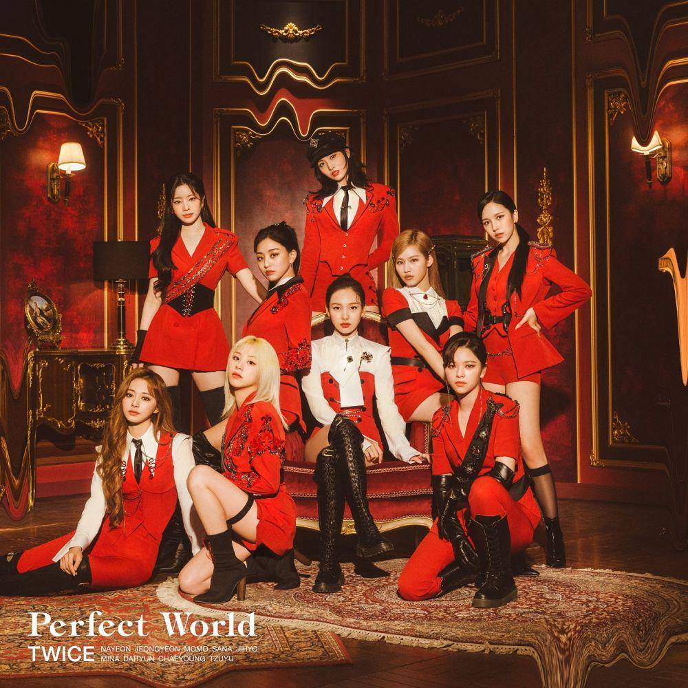TWICE di foto teaser album Perfect World. (twitter.com/JYPETWICE_JAPAN)