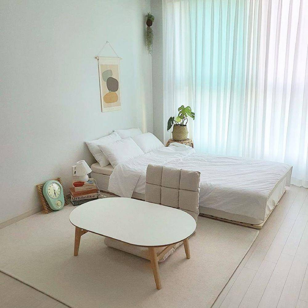 kamar minimalis ala Jepang dan Korea (instagram.com/oneroom.make)