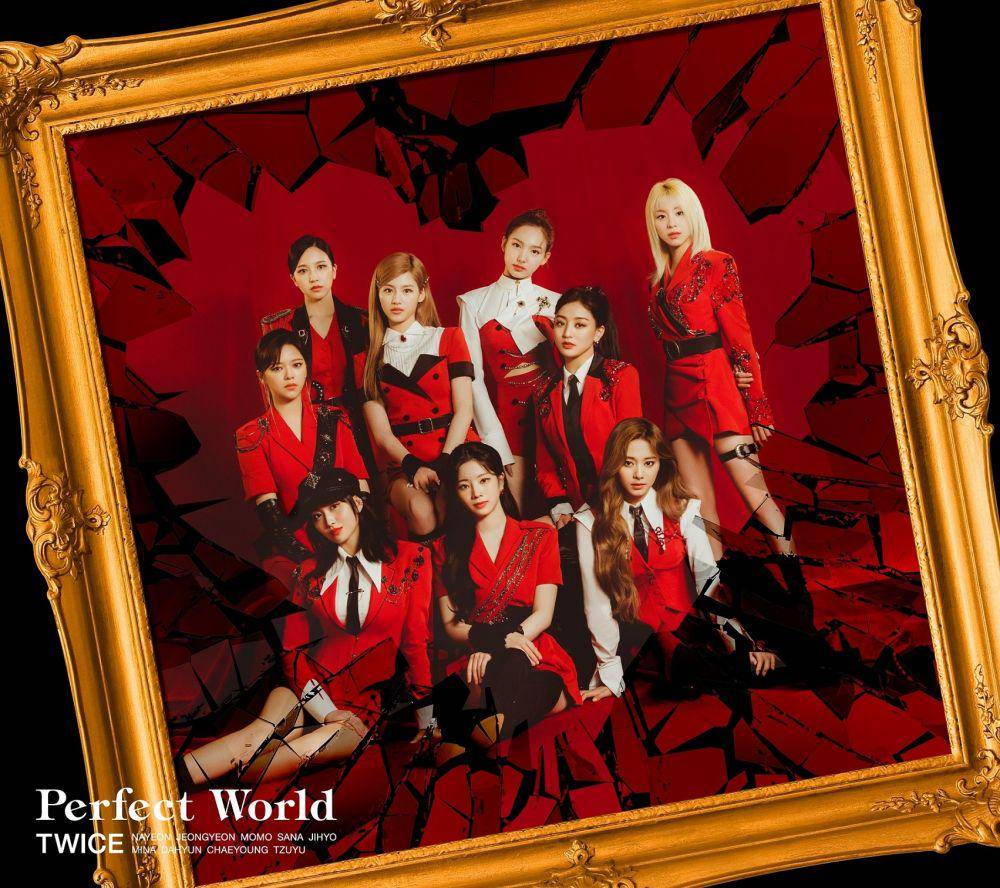 TWICE di foto teaser album Perfect World. (twitter.com/JYPETWICE_JAPAN)