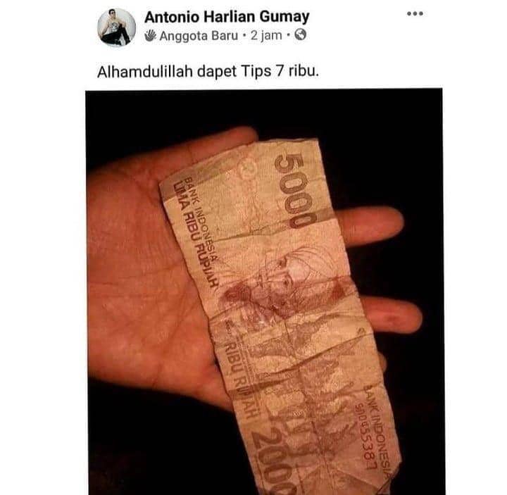 meme uang rusak (instagram.com/dramaojol.id)
